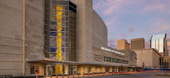 exterior of the Oklahoma City Museum of Art